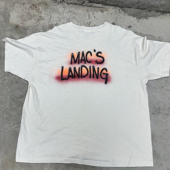 Vintage 80s Beer Tuck Beek Fishing T Shirt Mens Large Parody Funny Size Xl - Picture 6 of 6